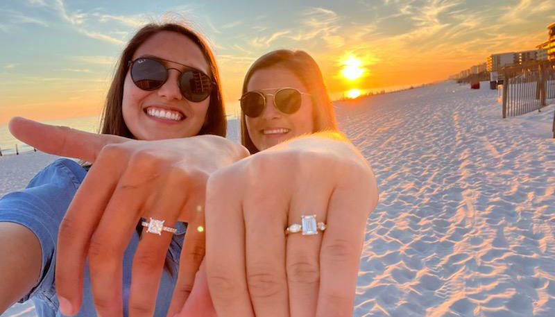 Customer Spotlight Victoria and Mackenzie Engagement Story Meierotto Jewelers