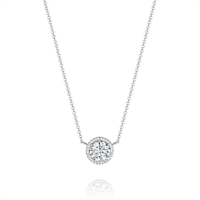 csv_image Tacori Necklace in White Gold containing Diamond FP 670 10