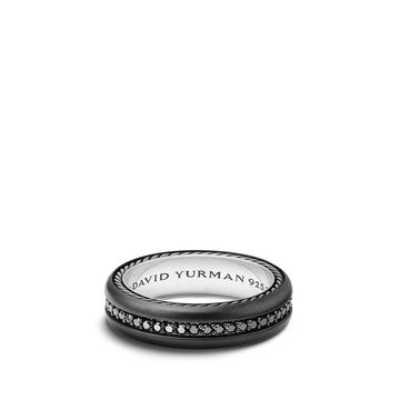 David Yurman Rings in Silver containing Black diamond R05993MTBABD105