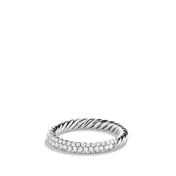 David Yurman Rings in Silver containing Diamond R12139DSSADI6