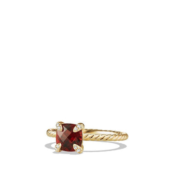 David Yurman Rings in Yellow Gold containing Garnet, Multi-gemstone, Diamond R12598D88AGADI6
