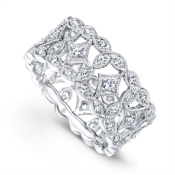 Wedding Bands Rings in White Gold containing Diamond 357576