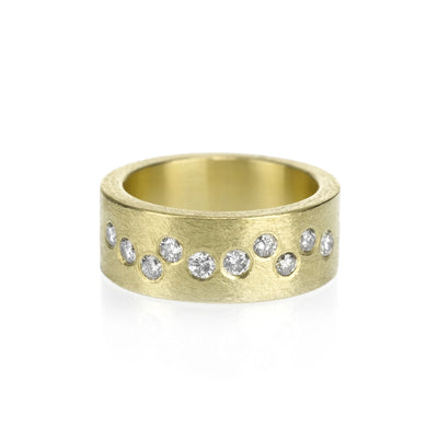 csv_image Todd Reed Ring in Yellow Gold containing Diamond TRDR638-18KY-WH