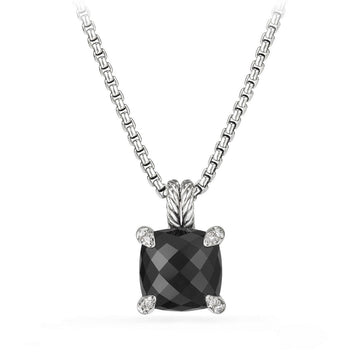 David Yurman Necklaces in Silver containing Black onyx, Multi-gemstone, Diamond N13683DSSABODI18