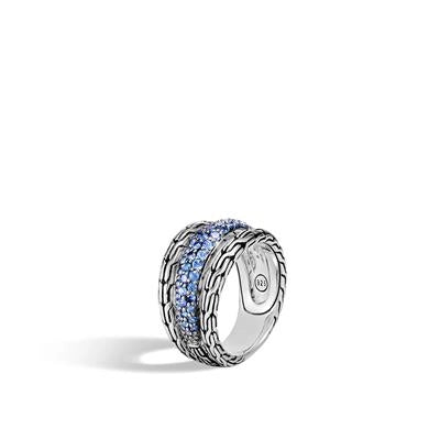 csv_image John Hardy Ring in Silver containing Sapphire RBS9996984BSPX7