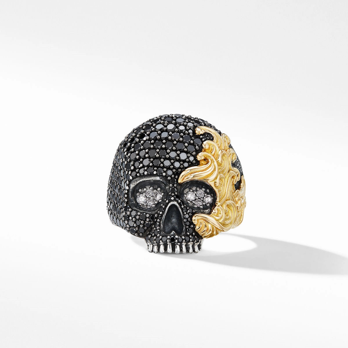 David yurman black diamond skull ring online