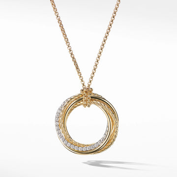 David Yurman Necklaces in Yellow Gold containing Diamond N14520D88ADI18