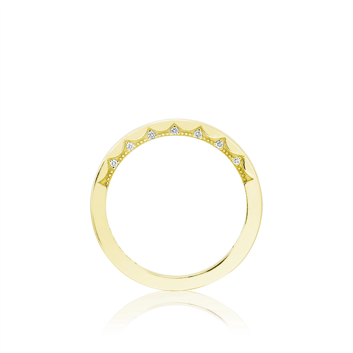 Tacori Wedding Rings in Yellow Gold containing Diamond P101 2 B FY
