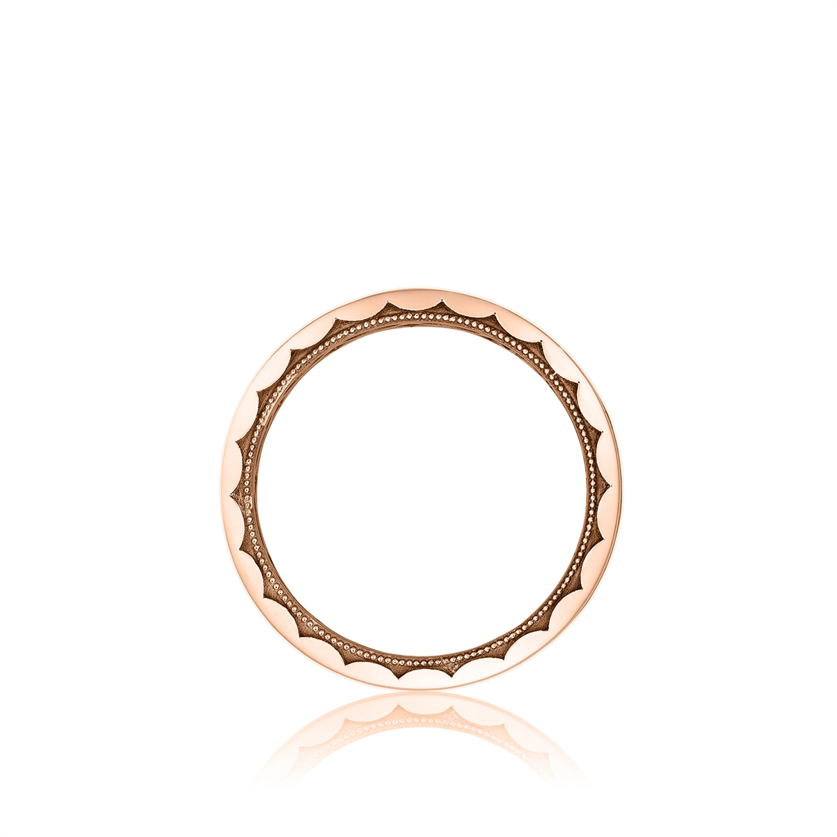 Tacori Wedding Rings in Rose Gold 101-6RSP