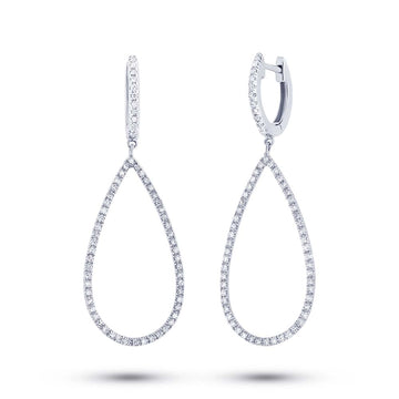Earrings Earrings in White Gold containing Diamond 389404