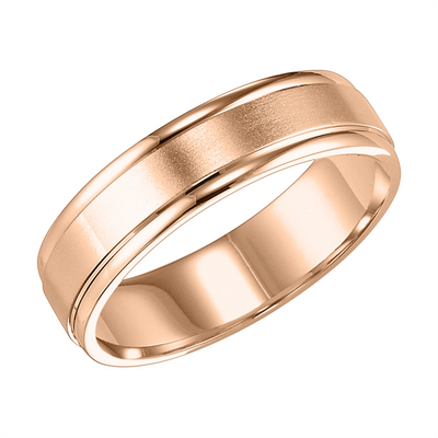 csv_image Mens Bands Wedding Ring in Rose Gold 390831