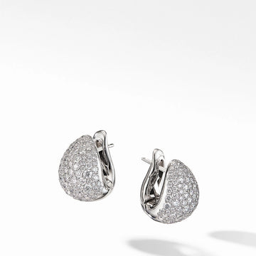 David Yurman Earrings in White Gold containing Diamond E14789D8WADI