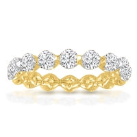 Wedding Bands Wedding Rings in Yellow Gold containing Diamond 395676