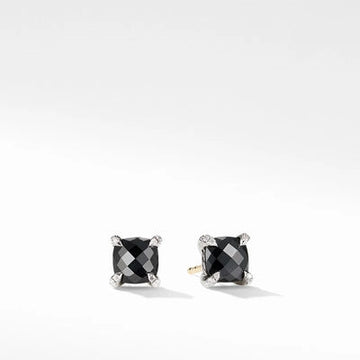 David Yurman Earrings in Silver containing Black onyx, Multi-gemstone, Diamond E16330DSSABODI