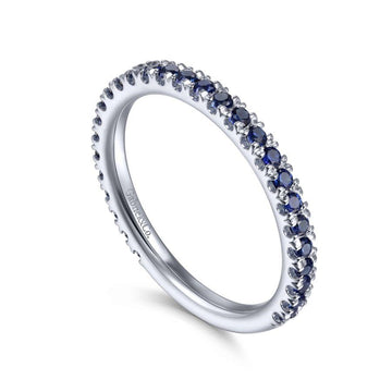 Gabriel & Co Rings in White Gold containing Sapphire LR50889W4JSA