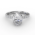 Fana Engagement Rings in White Gold containing Diamond S3241/WG