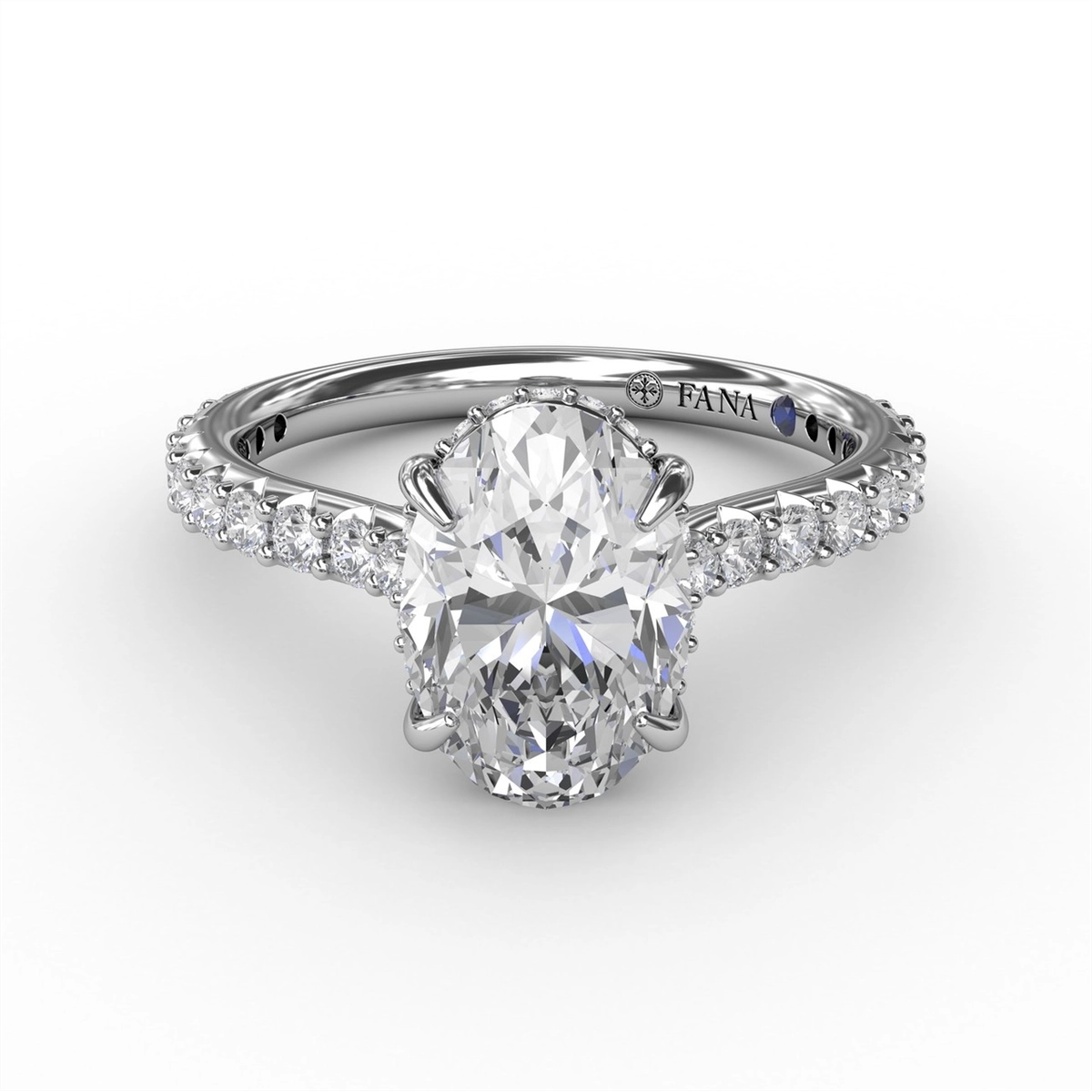 Fana Engagement Rings in White Gold containing Diamond S3241/WG