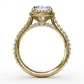 Fana Engagement Rings in Yellow Gold containing Diamond S3265/YG