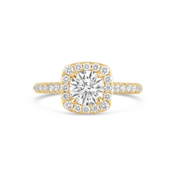 Fana Engagement Rings in Yellow Gold containing Diamond S3917/YG