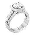 Jack Kelege Engagement Rings in White Gold containing Diamond KGR1178