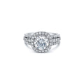 Jack Kelege Engagement Rings in White Gold containing Diamond KGR1178