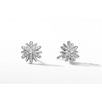 David Yurman Earrings in Silver containing Diamond E16399DSSADI