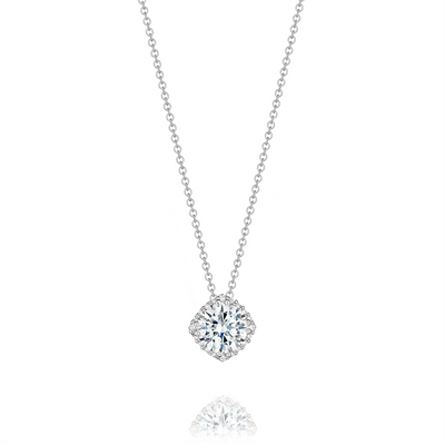 csv_image Tacori Necklace in White Gold containing Diamond FP 643 5 FW