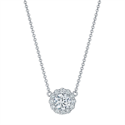 csv_image Tacori Necklace in White Gold containing Diamond FP 803 RD 6 FW