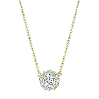 csv_image Tacori Necklace in Yellow Gold containing Diamond FP 803 RD 6.5 FY