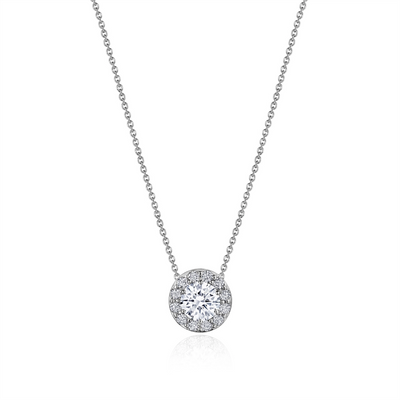 csv_image Tacori Necklace in White Gold containing Diamond FP 809 RD 6 FW