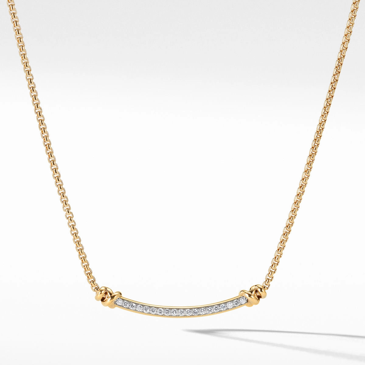 David Yurman Necklaces in Yellow Gold containing Diamond N16394D88ADI17