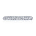 Tacori Wedding Rings in Platinum/Palladium containing Diamond HT 2673 B 1/2