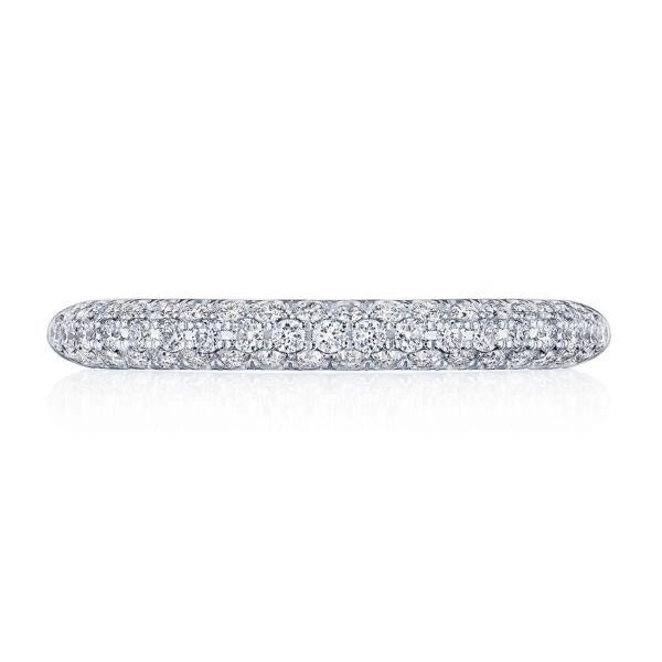 Tacori Wedding Rings in Platinum/Palladium containing Diamond HT 2673 B 1/2
