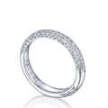 Tacori Wedding Rings in Platinum/Palladium containing Diamond HT 2673 B 1/2