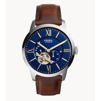 Fossil automatic transparent watch clearance