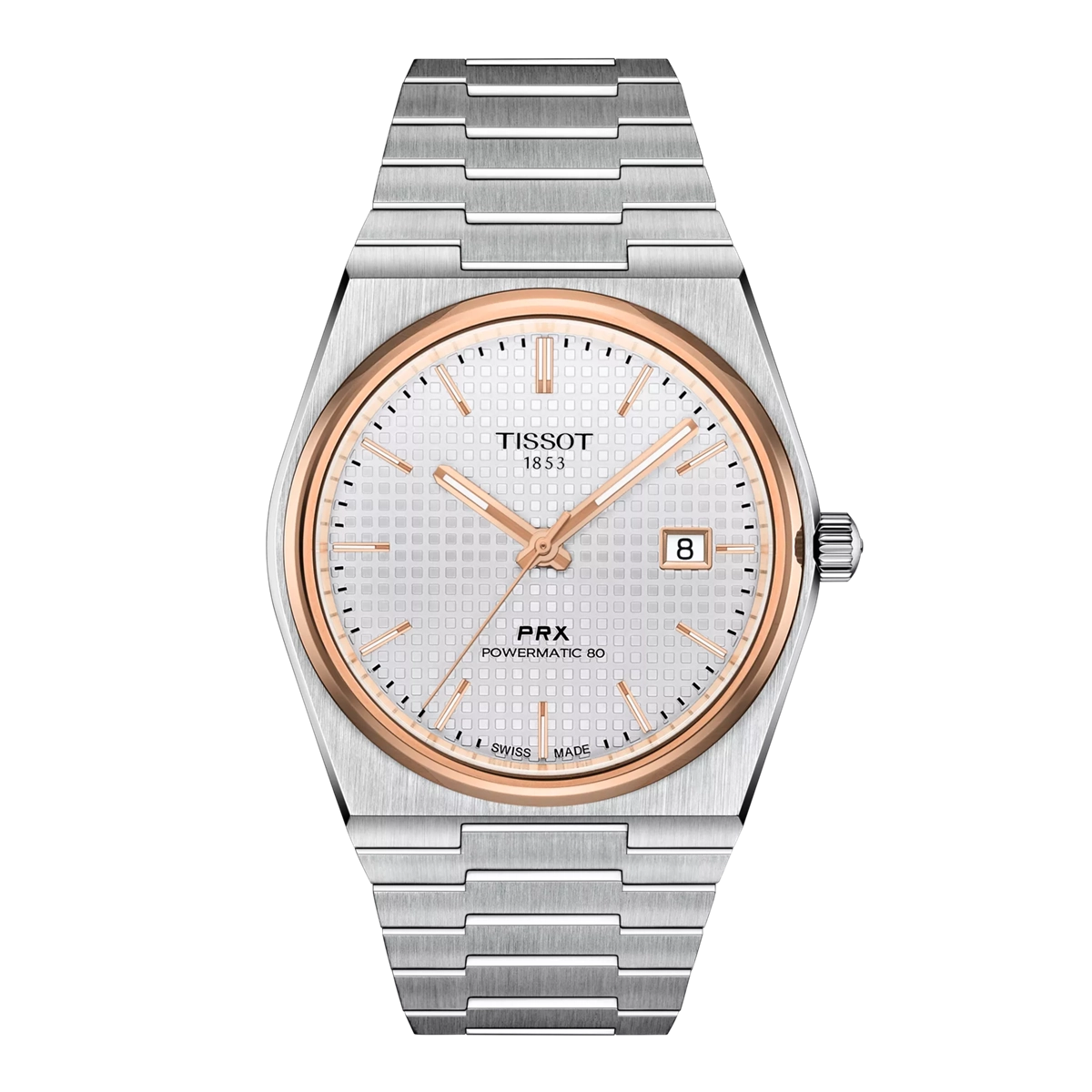Tissot PRX Powermatic 80 Two-Tone Silver Dial Automatic