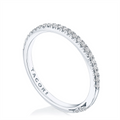Tacori Wedding Rings in White Gold containing Diamond HT 2581 B 1/2 W