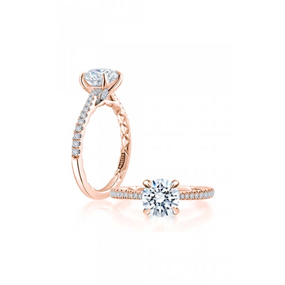 csv_image A. Jaffe Engagement Ring in Rose Gold containing Diamond MECRD2765Q/122-R