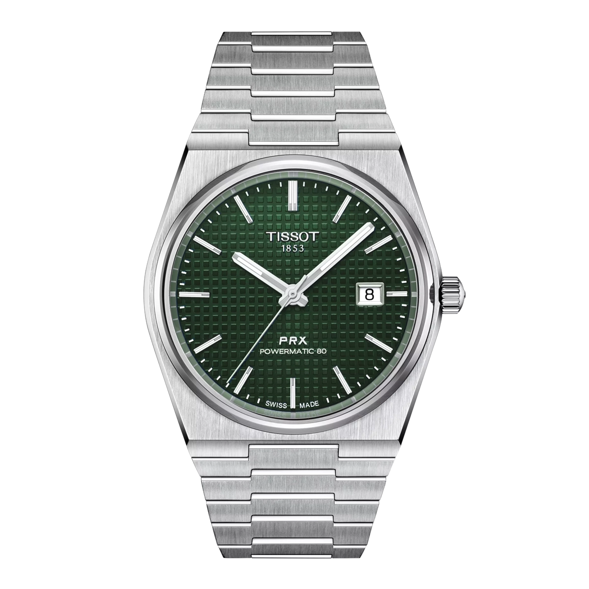 Tissot PRX Powermatic 80 Stainless Steel Green Dial 39.5mm