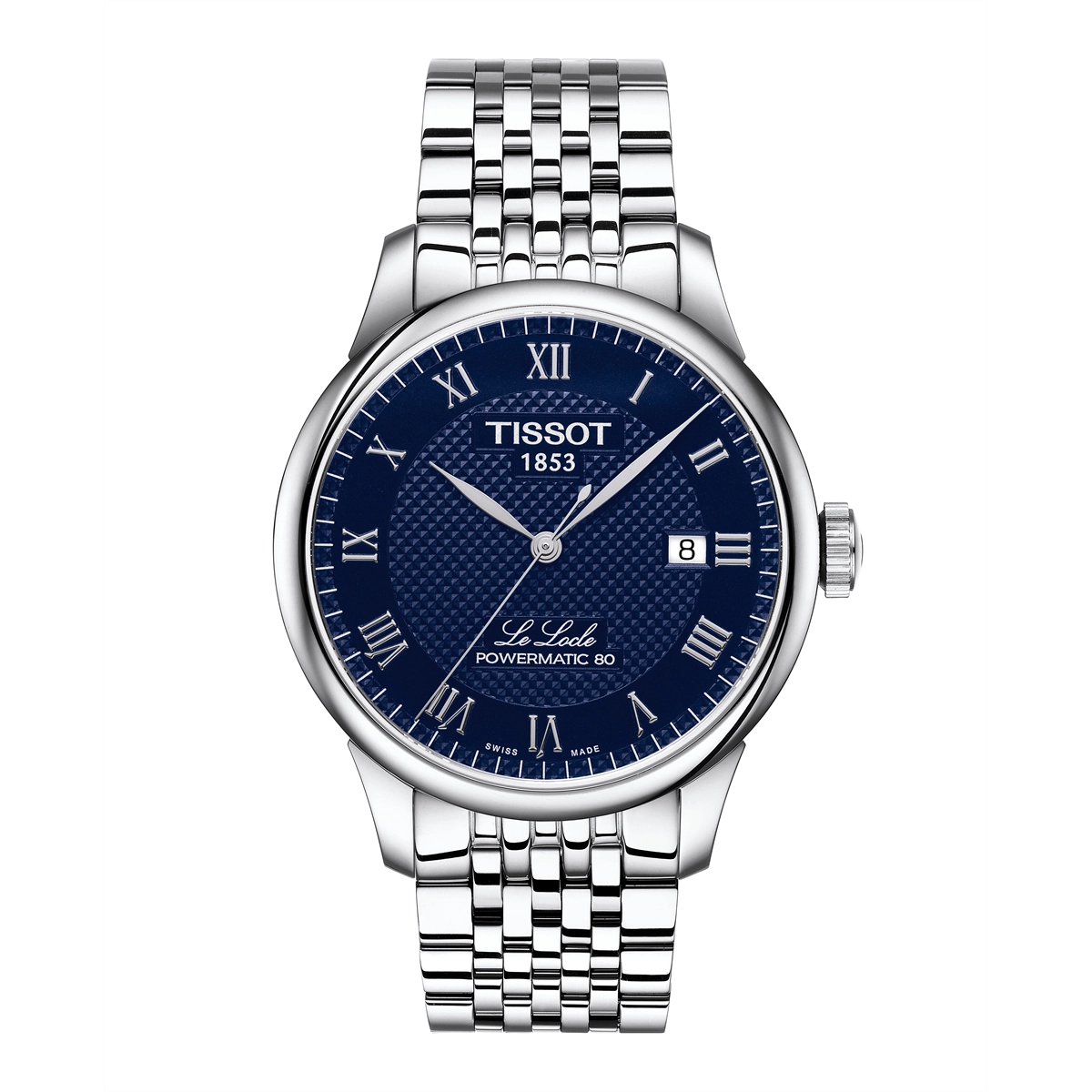 【値下げ】TISSOT Le Locle Powermatic 80 ティソ Tissot Le Locle Powermatic 80 Stainless Steel Blue Dial 39.3mm