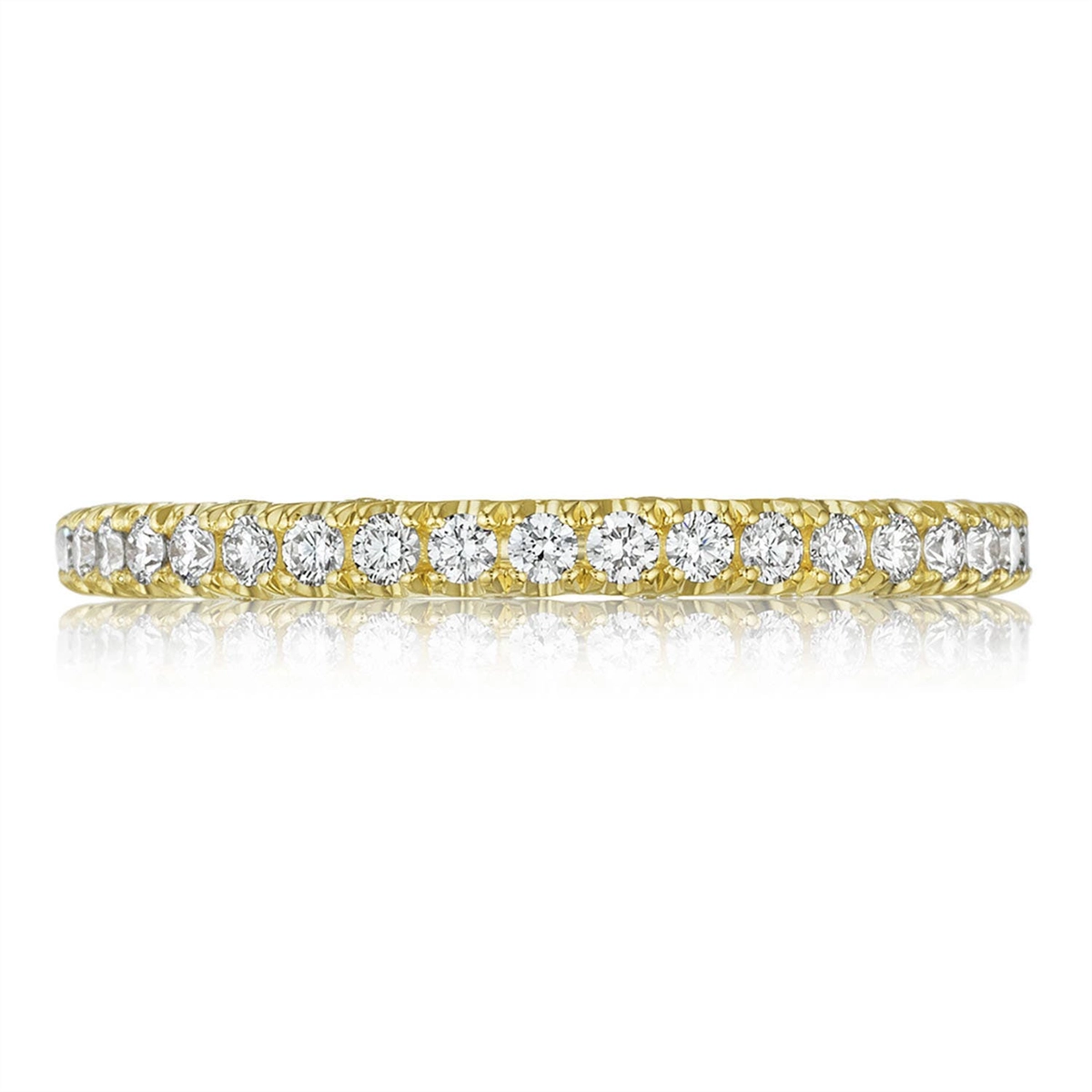 Tacori Wedding Rings in Yellow Gold containing Diamond HT 2545 2.5 B 1/2 Y