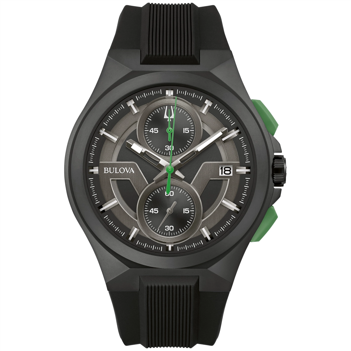 Bulova Maquina Sport Black Ion-Plated 46mm Chronograph 