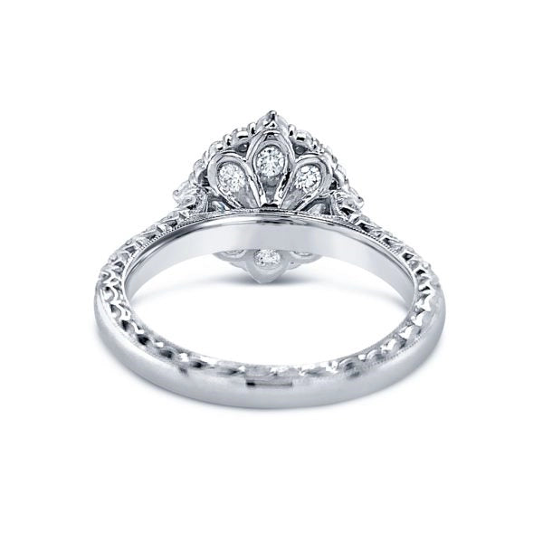 Jack Kelege Engagement Rings in White Gold containing Diamond KGR1269