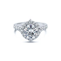 Jack Kelege Engagement Rings in White Gold containing Diamond KGR1269