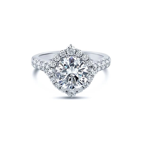 Jack Kelege Engagement Rings in White Gold containing Diamond KGR1269