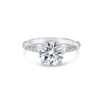 Jack Kelege Engagement Rings in White Gold containing Diamond KGR1284