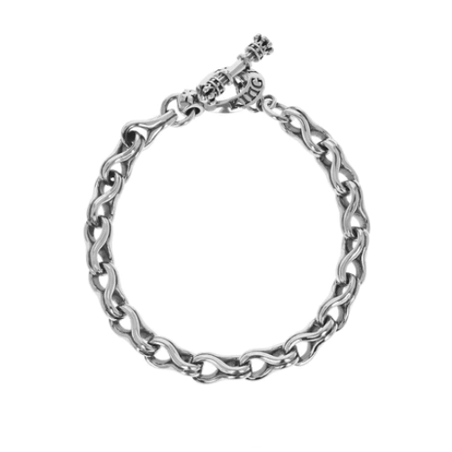King Baby Sterling Silver Crazy Eight Link Bracelet – Meierotto