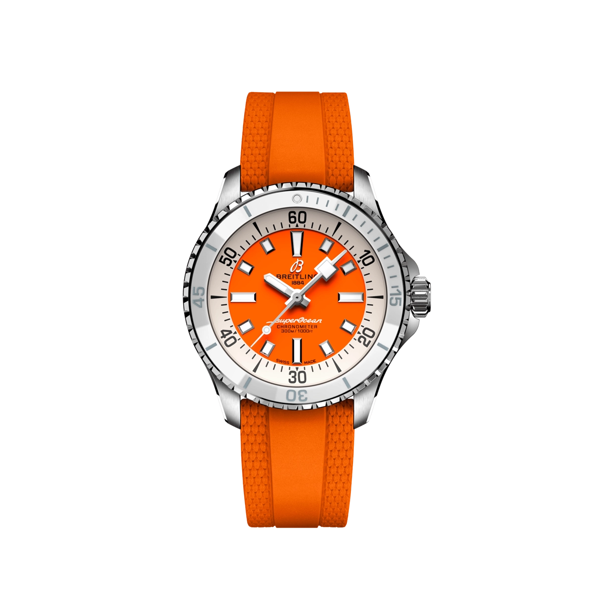 Breitling Superocean Automatic 36 - Orange Dial – Meierotto Jewelers