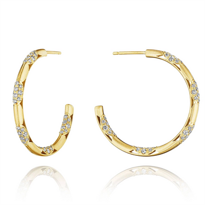 csv_image Tacori Earring in Yellow Gold containing Diamond FE 820S Y