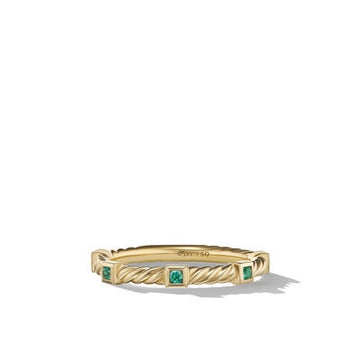 David Yurman Rings in Yellow Gold containing Emerald R1784688AEM6